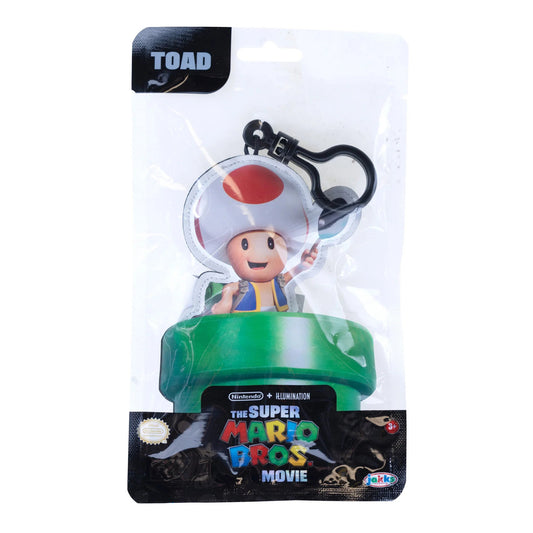 Super Mario Movie Hanger Plush 5" - Toad