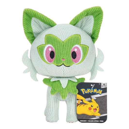Pokémon Select Sprigatito Corduroy Plush 8" (20cm)